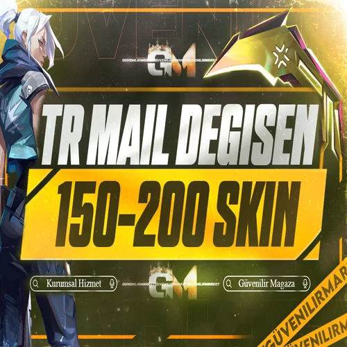 Valorant 150-200 Skin TR Mail Değişen